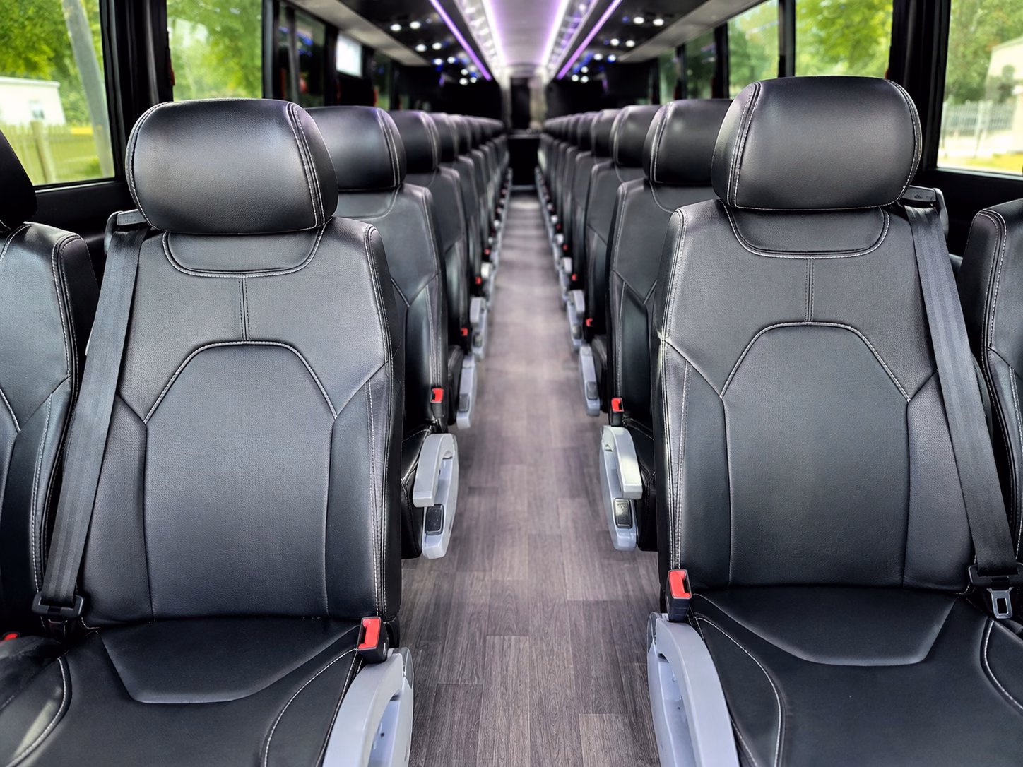 palm bay employee transportation onboard seating