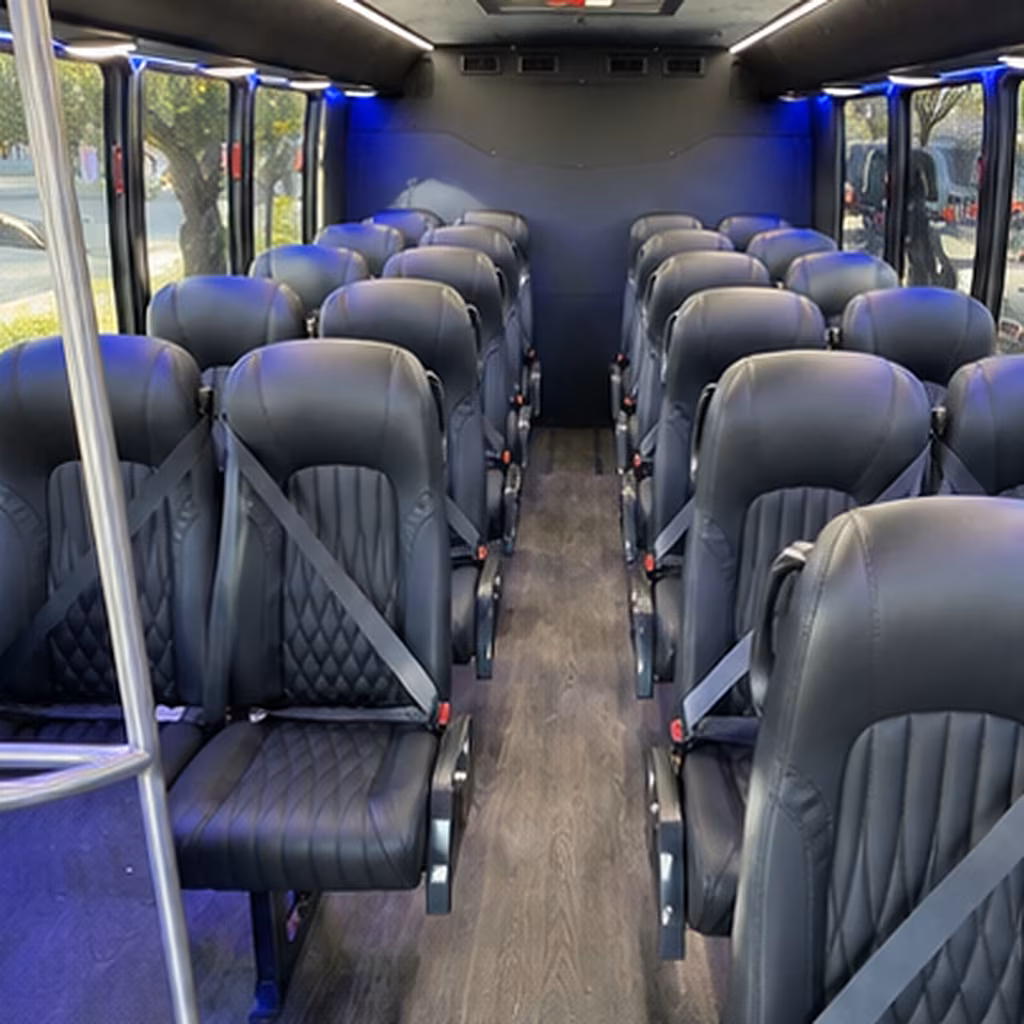 palm bay wine tour brewery transportation onboard seating